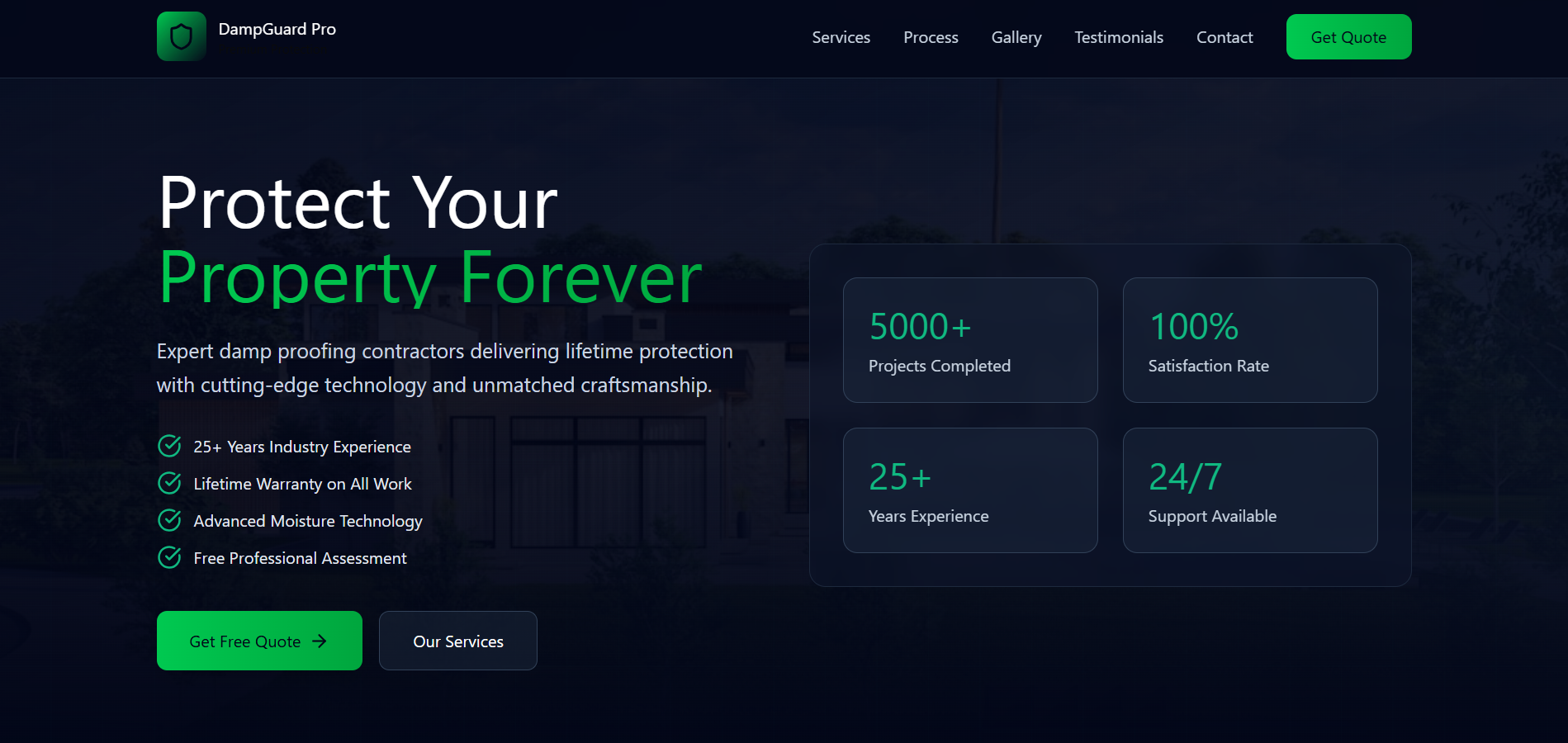 Damp proofing Demo Image 1